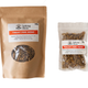 Two packages of 'Talking Hens' treat for hens on a white background