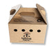 Small cardboard box for transporting chicks with 'talking hens' logo on a white background