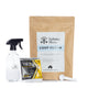 Talking Hens Coop Clean product set with spray bottle, packet, and sachet on a white background